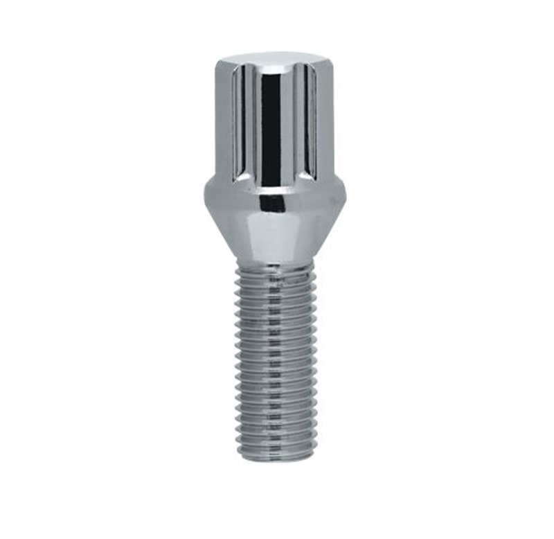 NOIX CONIQUE 14X1.50 33MM LONG 17MM CHROME