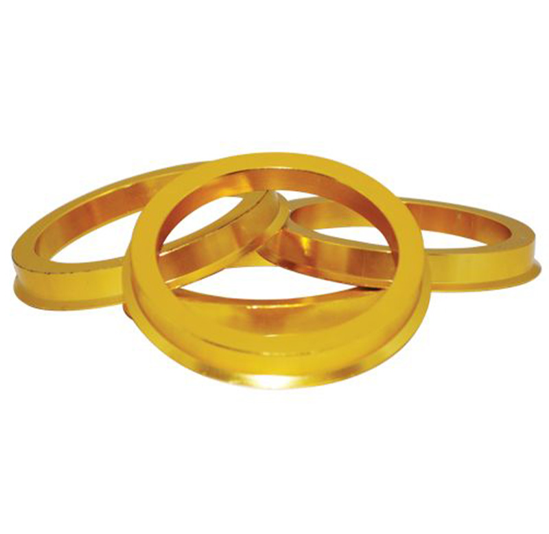 (PAQUET DE 4) BAGUE DE CENTRAGE EN ALUMINIUM 66/60.06 MM