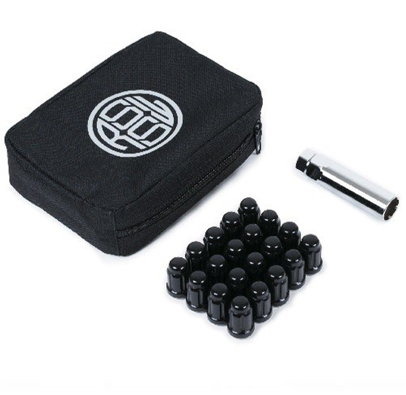 M14X1.50 SIEGE SPHERIQUE CANNELE NOIR