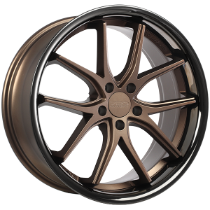 720 Luxury VANQUISH 20x10.5 Facade bronze satin - Contour inox noir