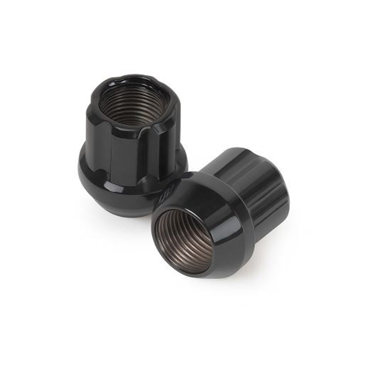 ECROUS CANELES M14X1.5 NOIR OUVERT