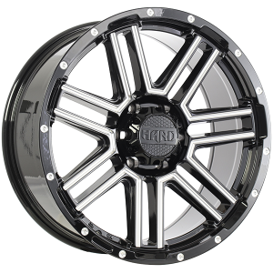 Ruffino HARD MYSTIC 17x9.0 Noir lustre - Rebord usine