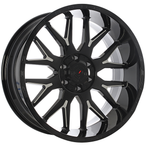 Forged Wheels XR101 20x10.0 Noir lustre - Rebord usine